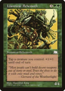 Magic the Gathering (mtg): WTH: Llanowar Behemoth (x 4) - Picture 1 of 1