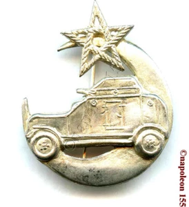 CAVALERIE Insigne d ’Auto Mitrailleuses Levant Fabrication embouti non marquée - Imagen 1 de 2