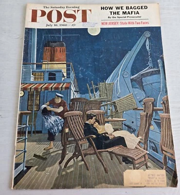 VTG. SATURDAY EVENING POST MAGAZINE JULY 16 1960 - Image 1 of 4