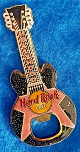 HOLLYWOOD WALK OF FAME STAR BOTTLE OPENER GIBSON GUITAR MAGNET Hard Rock Cafe - Picture 1 of 1