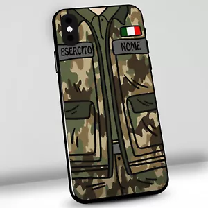 Cover cellulare ESERCITO,mestiere.Custodia mascherina telefono nome personalizz - Imagen 1 de 1
