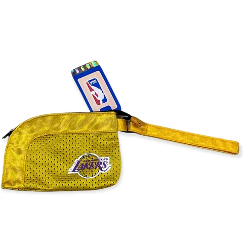 Los Angeles Lakers Yellow Stadium Wristlet Pouch Purse Cover