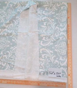 Lt Green White Premier Traditions Home Decor Sewing Fabric Cotton 1 Pc 52" x 54" - Picture 1 of 8