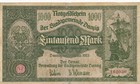 Notgeld Notgeldschein 1000 mark Danzig 1923