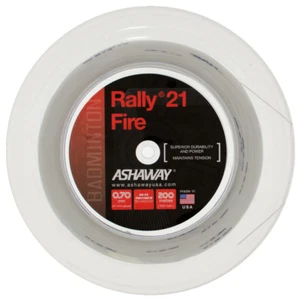 Cuerda de raqueta de bádminton ASHAWAY RALLY 21 FIRE 200 M BOBINA COLOR BLANCO .70 mm EE. UU. - Imagen 1 de 1