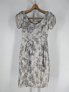 Betsey Johnson Vintage 90s Y2K Silk Gown Dress Pink Floral 34" NYC USA Size 8 - Picture 1 of 6
