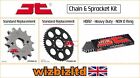 Honda CT200 Auto AG 1982-1989 [Motorcycle JT Black HDR2 Chain and Sprocket Kit]