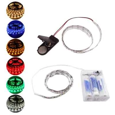 Battery Powered LED Strip Light 2835 SMD 5V DC 60LED/M Flex LED Tape Lights - Image 1 of 4