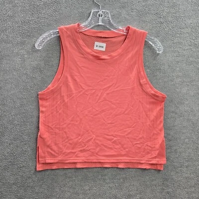 Camiseta deportiva Lululemon para mujer 4 naranja lluvia para estar sin mangas entrenamiento LEER Foto 1 de 4