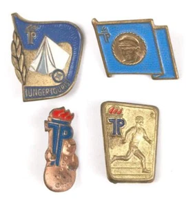 DDR , vier Abzeichen " Junge Pioniere " - Picture 1 of 5