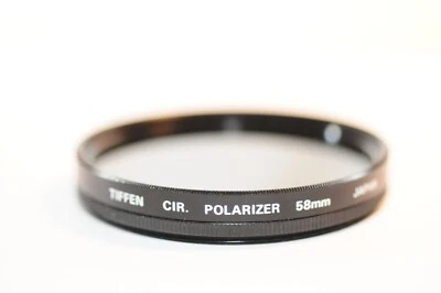 Tiffen 58mm Circular Polarizer Filter Cir-Pl for Nikon Canon Sigma Sony lens - Image 1 of 4