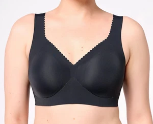 Evelyn & Bobbie~Evelyn Seamless Wirefree Bra~X-Large~Black~A677303 - Picture 1 of 2