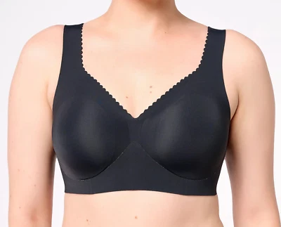 Evelyn & Bobbie~Evelyn Seamless Wirefree Bra~Large~Black~A677303 - Image 1 of 2