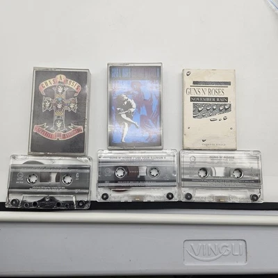 Vintage Guns N Roses Cassette Lot Appetite For Destruction Use Your Illusion II - Image 1 of 4