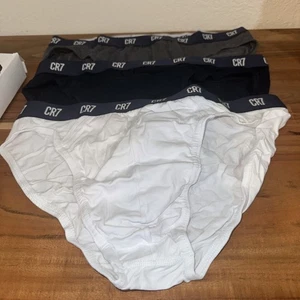 CR7 Men's Briefs, 3 Pack - Briefs, Logo Waistband, Stretch Cotton XXL - Picture 1 of 5