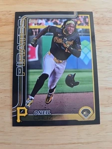 2025 Topps Series 2 O’Neil Cruz Black Parallel /74 Pirates #284 Color Match  - Picture 1 of 2