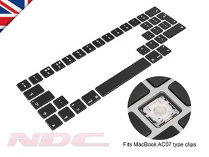 UK ENGLISH Part Key Caps for MacBook Pro 13/15 Retina A1425 A1502 A1398 - AC07 - Picture 1 of 4