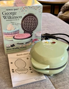 George Wilkinson, Waffeleisen, Mini Waffeleisen, Mintgrün, Action, Original, OVP - Bild 1 von 5