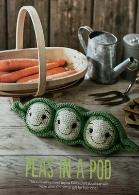 Crochet Pattern Peas In A Pod - Amigurumi Toy - Image 1 of 2