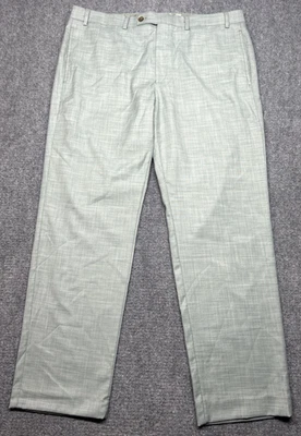 Pantalones de vestir LRL Ralph Lauren para hombre 38x30 verde piedra elástico frente plano Foto 1 de 4