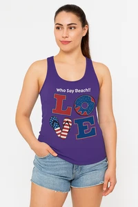 Tank Top, Beach time, Summer fun on the beach, fun with friends Cute Tank top - Picture 1 of 17