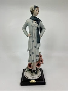 "Estatua de amapola Giuseppe Armani 1998 figura hecha en Italia 8 3/4"" estatuilla" - Imagen 1 de 9