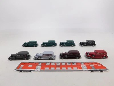 8X Wiking H0 1:87 Modello Oldtimer/Auto/Automobile Horch 850 Mint #DD934-0,5 - Immagine 1 di 4