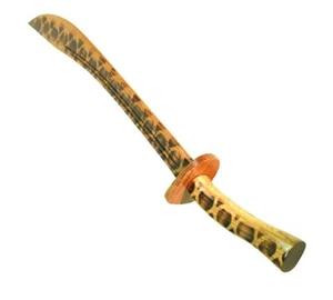 KUNG FU NINJUTSU WUSHU WING TSUN SPOTTED WHITE OAK WOOD SABER - Picture 1 of 1