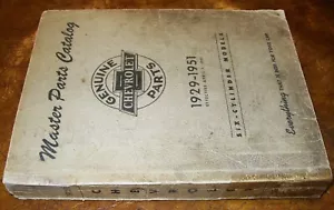 Catálogo de piezas Chevrolet 1929 30 31 32 1933 34 35 1936 37 38-46 47 1948 1949 1950 - Imagen 1 de 3