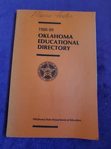 1988-89 Oklahoma Educational Directory - Bild 1 von 12