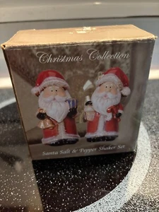 Christmas Collection Santa Salt and Pepper Shaker Set - Picture 1 of 5