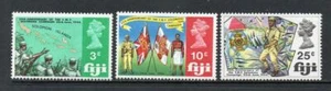 FIJI MNH 1969 SG408-410 25TH ANV OF FIJIAN MILITARY FORCES - SOLOMONS CAMPAIGN - Picture 1 of 1