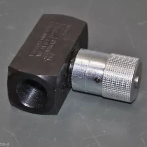 Parker Colorflow Hydraulic Needle Valve N1200S, Steel, 3/4" NPT, 25 GPM 5000 PSI - Picture 1 of 4