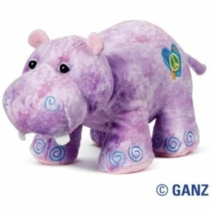 Peluche Webkinz de Ganz Hippie Hippo lanzamiento limitado - Imagen 1 de 1