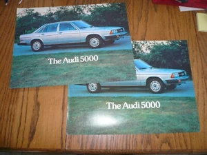 Audi 5000 1978 folleto de ventas/hoja de especificaciones - vintage - dos por un precio - Imagen 1 de 2