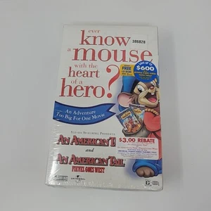 An American Tail Double Feature - VHS - Special Limited Edition Two Pack Sealed - Picture 1 of 9