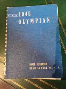 1945 Olympisches Jahrbuch David Anderson High School Lissabon, OH - Bild 1 von 9
