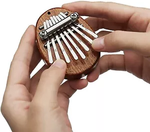 More details for kalimba 8 key exquisite finger thumb piano marimba musical pendant best gift