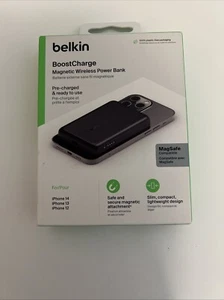 Belkin BOOST CHARGE 2.5K Magnetic Wireless Power Bank for Apple iPhone 12 + - Picture 1 of 1