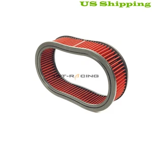 12" X 3" Oval Washable Air Cleaner Filter Element Kit for SBC BBC 350 454 Ford - Picture 1 of 4