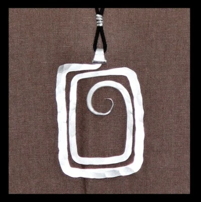 ANTIJOYAS ручной работы ART-2-WEAR кованый алюминий TCHAI ожерелье X-большой RIC08 - Изображение 1 из 4