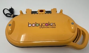 Babycakes Flip Over Pancake Maker Yellow - Model PK-22 - Tested - Picture 1 of 5