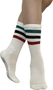 Yoga Socks with Grips for Women, Fashion Non Slip Grippy Socks for Pilates, Barr