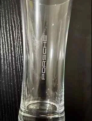 RARE Genuine Porsche Beer Drinking Glasses Flutes German Made Schott Zwiesel NEW - Image 1 of 3