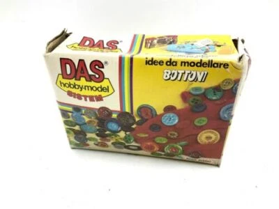 VINTAGE ADICA PONGO ANNI 70 DAS IDEE DA MODELLARE BOTTONI PLAYSET NUOVO#FN - Immagine 1 di 3