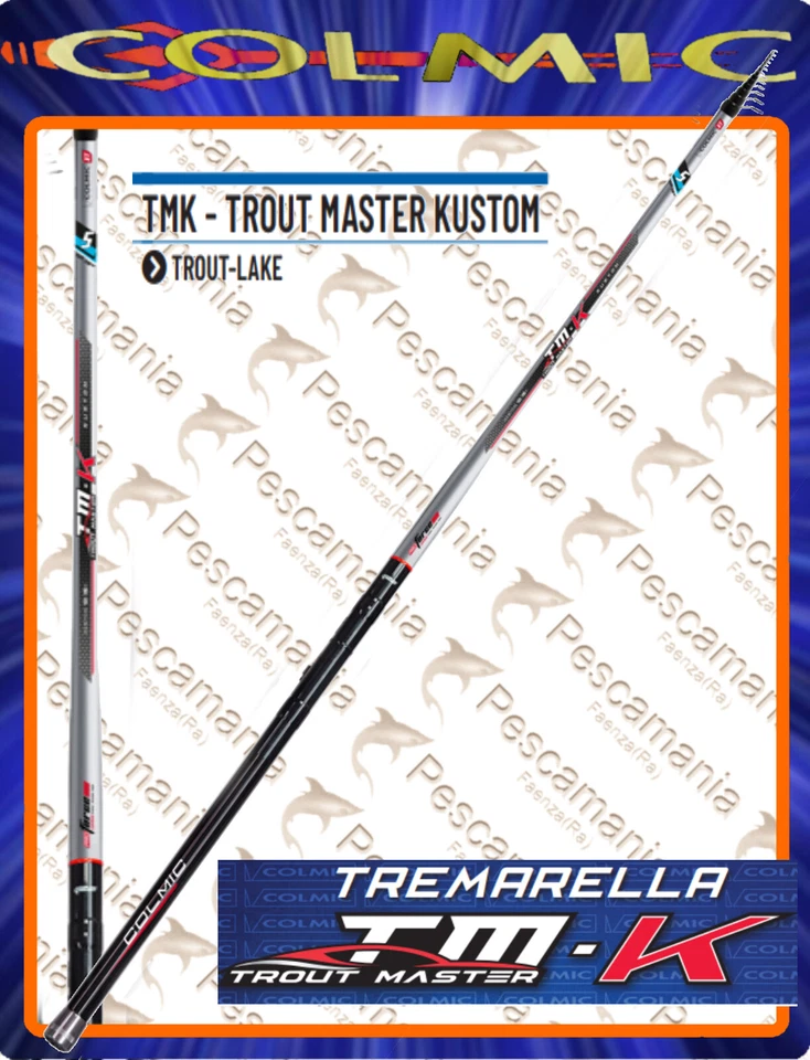 Canna da trota lago Colmic TMK TROUT MASTER KUSTOM AZIONE 5 MT 4.30 gr 10-15