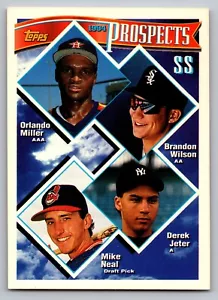 1994 Topps - Prospects Derek Jeter, Orlando Miller, Brandon Wilson #158 - C01 - Picture 1 of 2