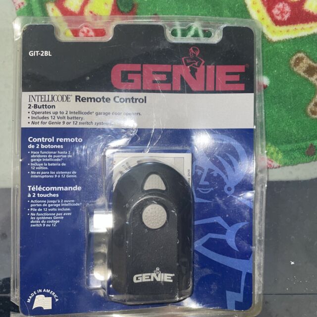 Genie Mando a distancia universal para puerta de garaje, 2 botones, modelo  ACSCTG-UNIV2, compatible y consola de pared para abridor de puerta de