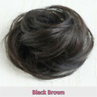Clip In Real Natural Wavy Messy Bun Hair Piece 100% Human Hair Buns Extensions