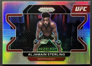 2022 Panini Prizm UFC Silver Prizm Aljamain Sterling #55 - Picture 1 of 2